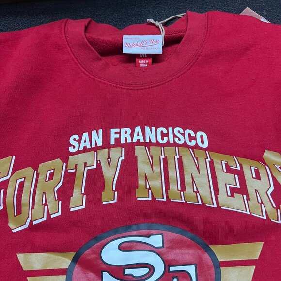 mitchell and ness 49ers crewneck 3.0 san francisco Medium - Picture 3 of 7